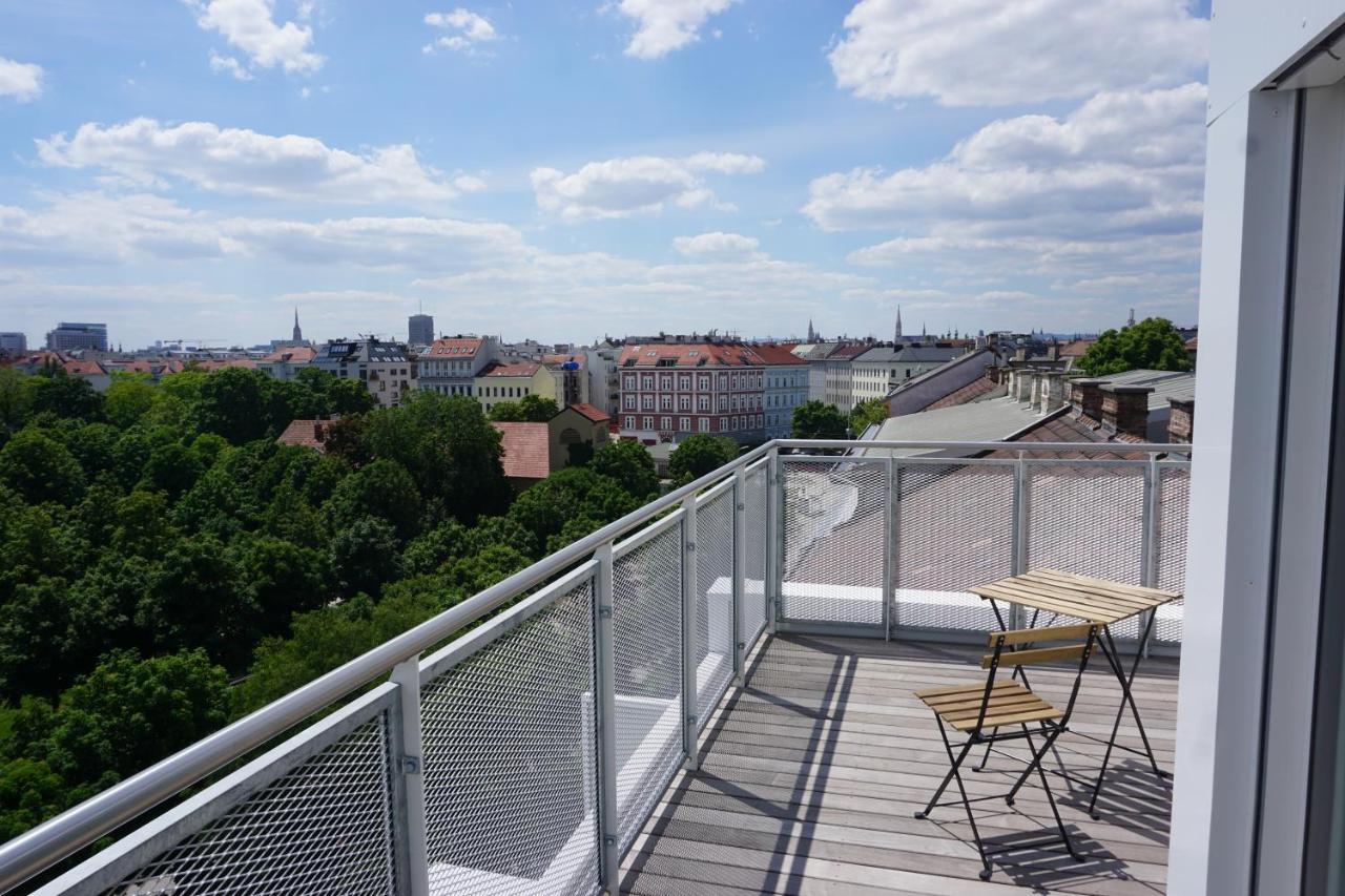 비엔나 Augartenblick Penthauscombo 15/16 - Blick Zum Riesenrad 아파트 외부 사진