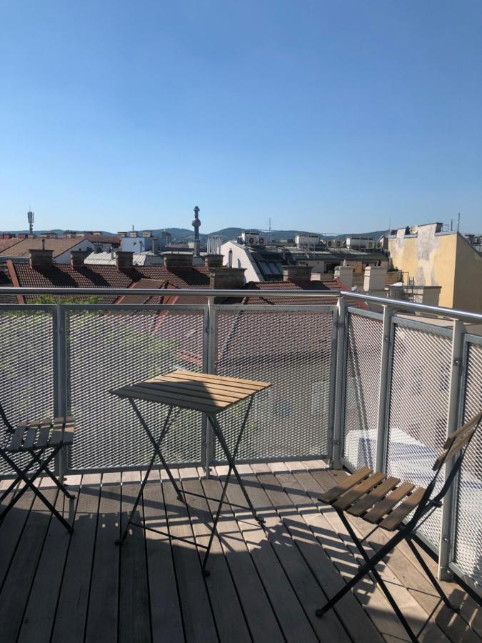 비엔나 Augartenblick Penthauscombo 15/16 - Blick Zum Riesenrad 아파트 외부 사진