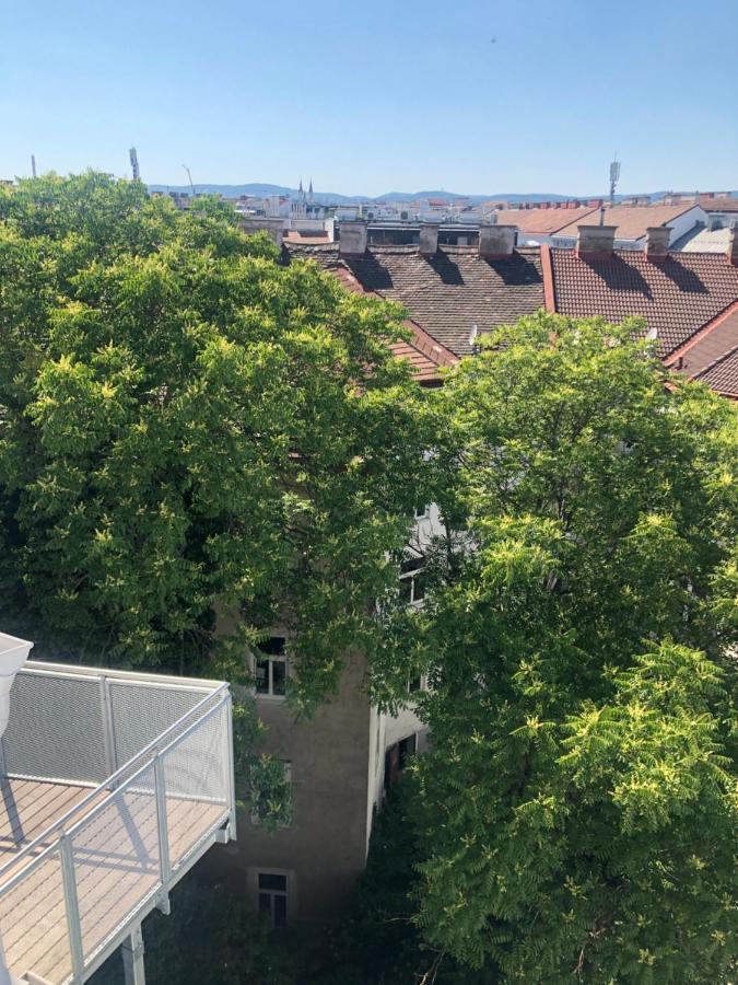 비엔나 Augartenblick Penthauscombo 15/16 - Blick Zum Riesenrad 아파트 외부 사진